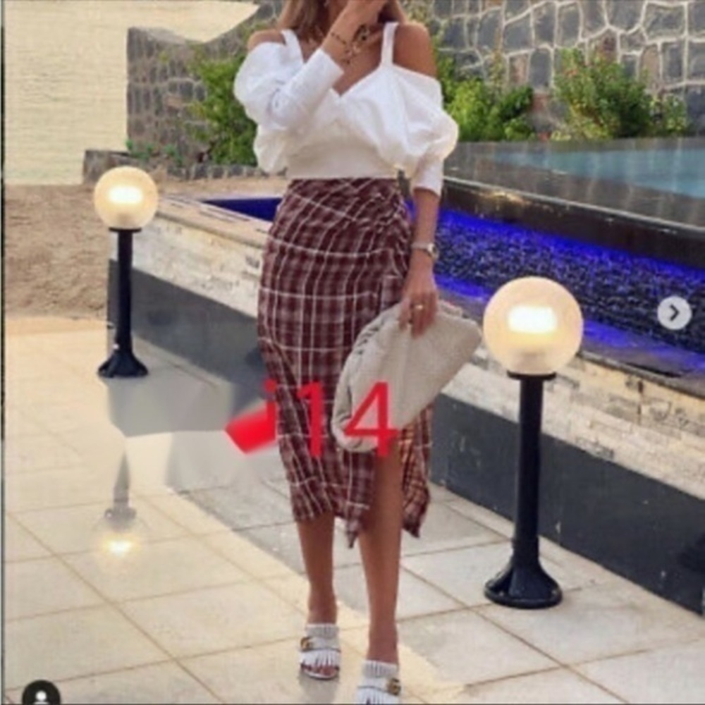 ZARA plaid skirt 8225/016 - Picture 8 of 11